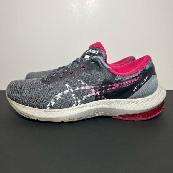 Womens ASICS Gel Pulse 13 Gray Running Shoes / Size 8.5 - Picture 3 of 9